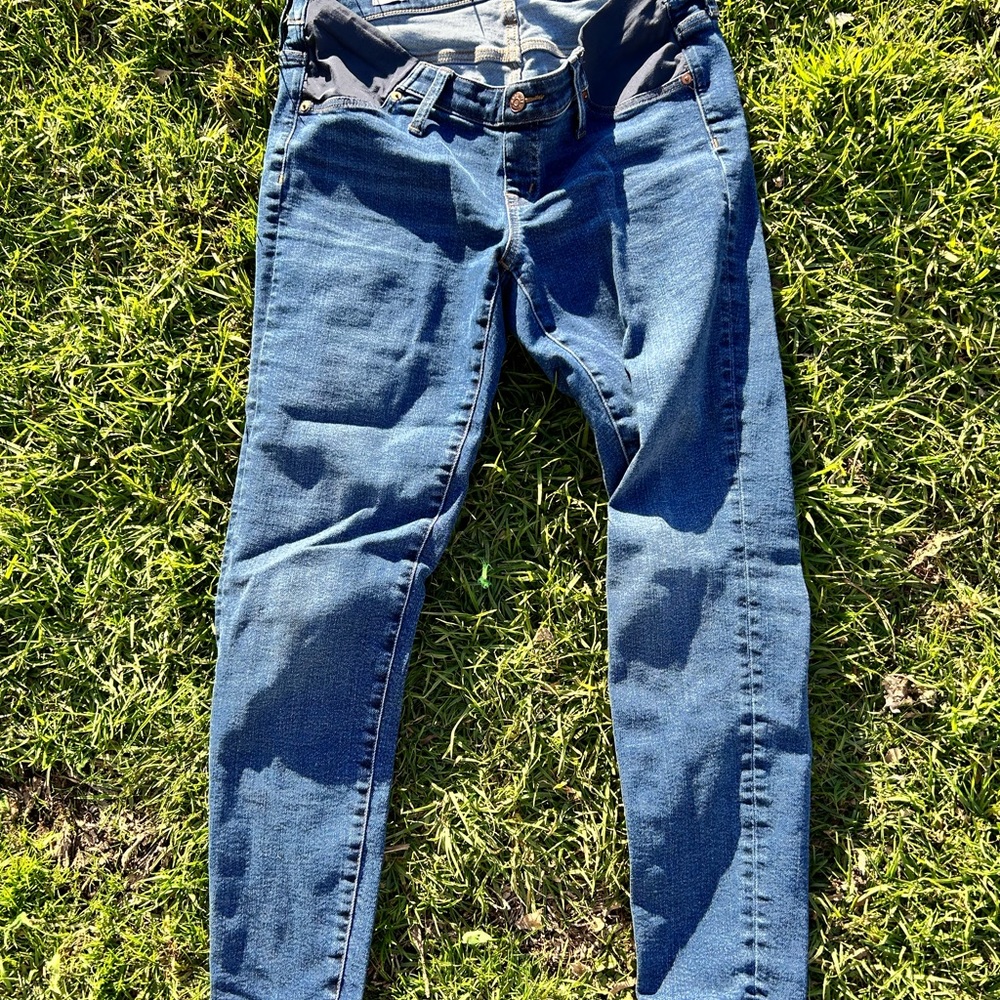 Madewell maternity side panel jeans size 30